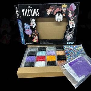 Perler Disney Villains Fused Bead Kit 4554 Pieces 11 Projects Craft New in Box